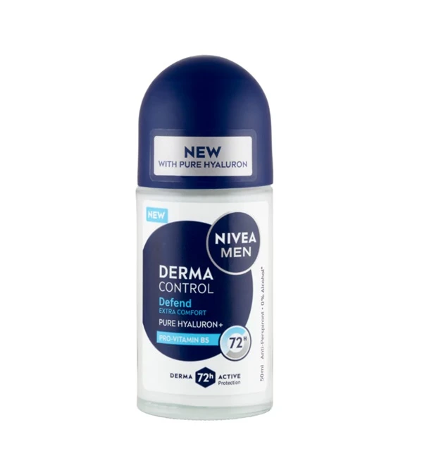 Antiperspirant Roll On 50ml Men Derma Control Defend Nivea
